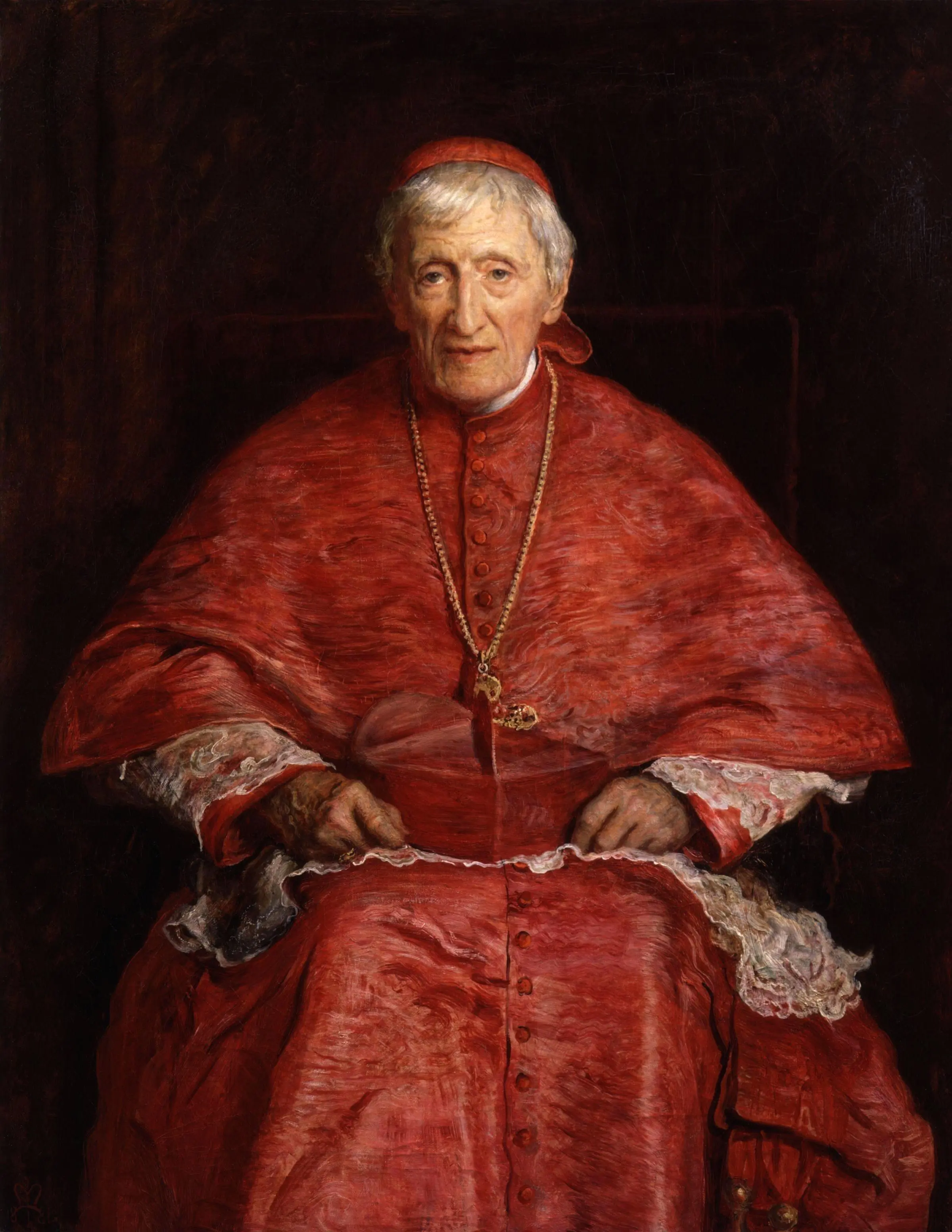 John Everett Millais, ‘Portrait of John Henry Newman’