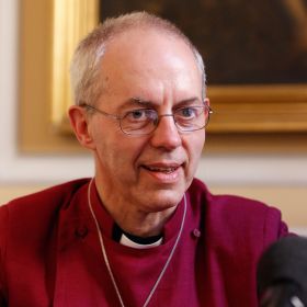Archbishop of Canterbury, Justin Welby during his visit to Pope Francis
