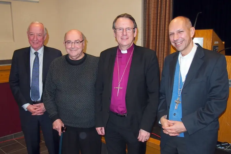 Bishop Kenneth Kearon, Anglican bishop of Limerick and Killaloe, was the speaker for the De Margerie series on Christian Unity and Reconciliation. His lecture was entitled 