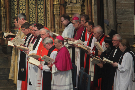 Ecumenical Service at Westminster Abbey for the anniversary of the Anglican Centre in Rome