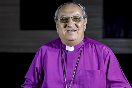 Bishop Mouneer Anis addresses Anglican Primates in a video message from Cairo