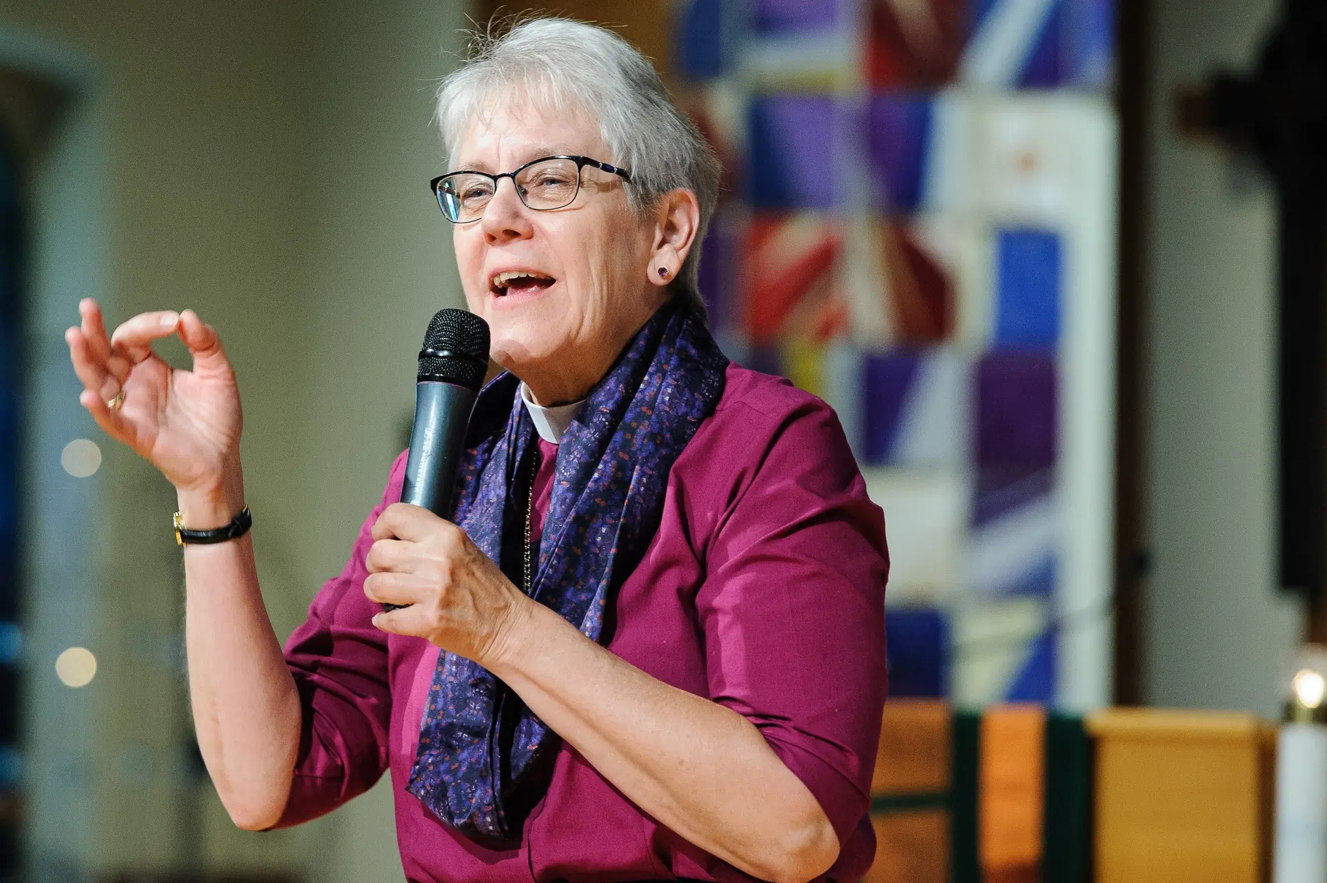 Bishop Linda Nicholls was elected as primate of the Anglican Church of Canada in July