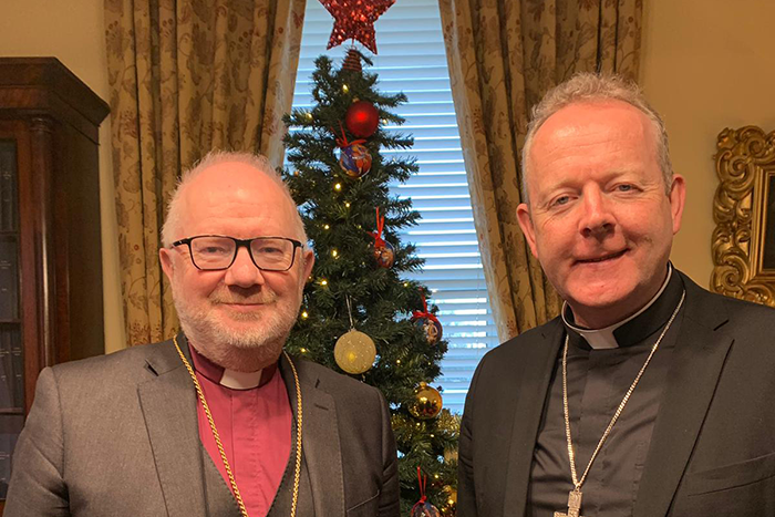 Irish Archbishops Richard Clarke and Eamon Martin. Photo: Church of Ireland