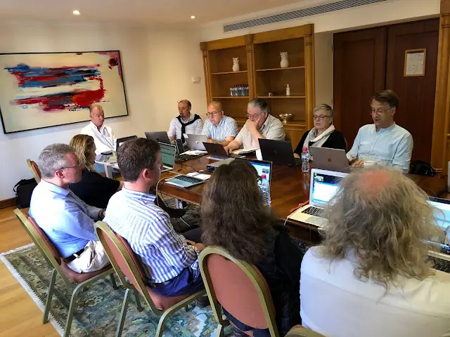 Members of the Malines Conversations Group at their meeting in Madeira