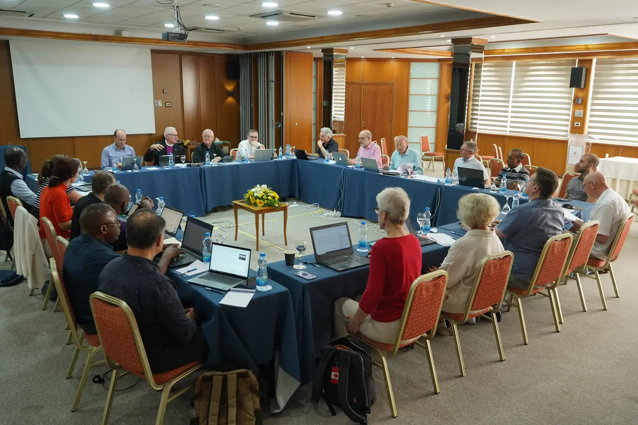 The members of ARCIC III at the dialogue meeting in Larnaca, Cyprus