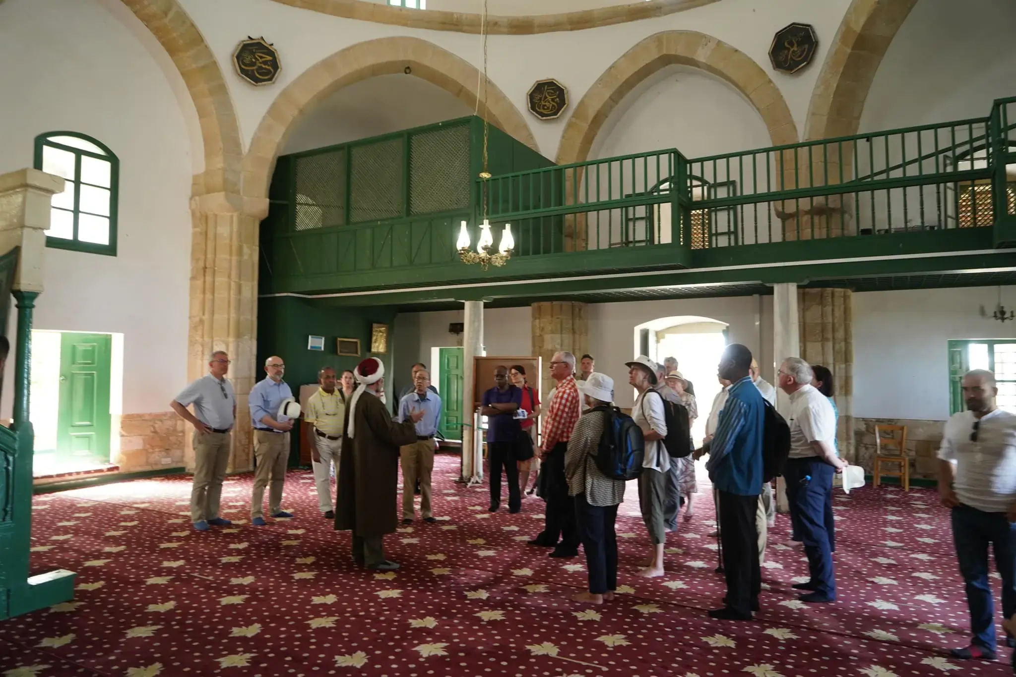 ARCIC III members were welcomed during a visit to the Hala Sultan Tekke Mosque in Larnaca, Cyprus