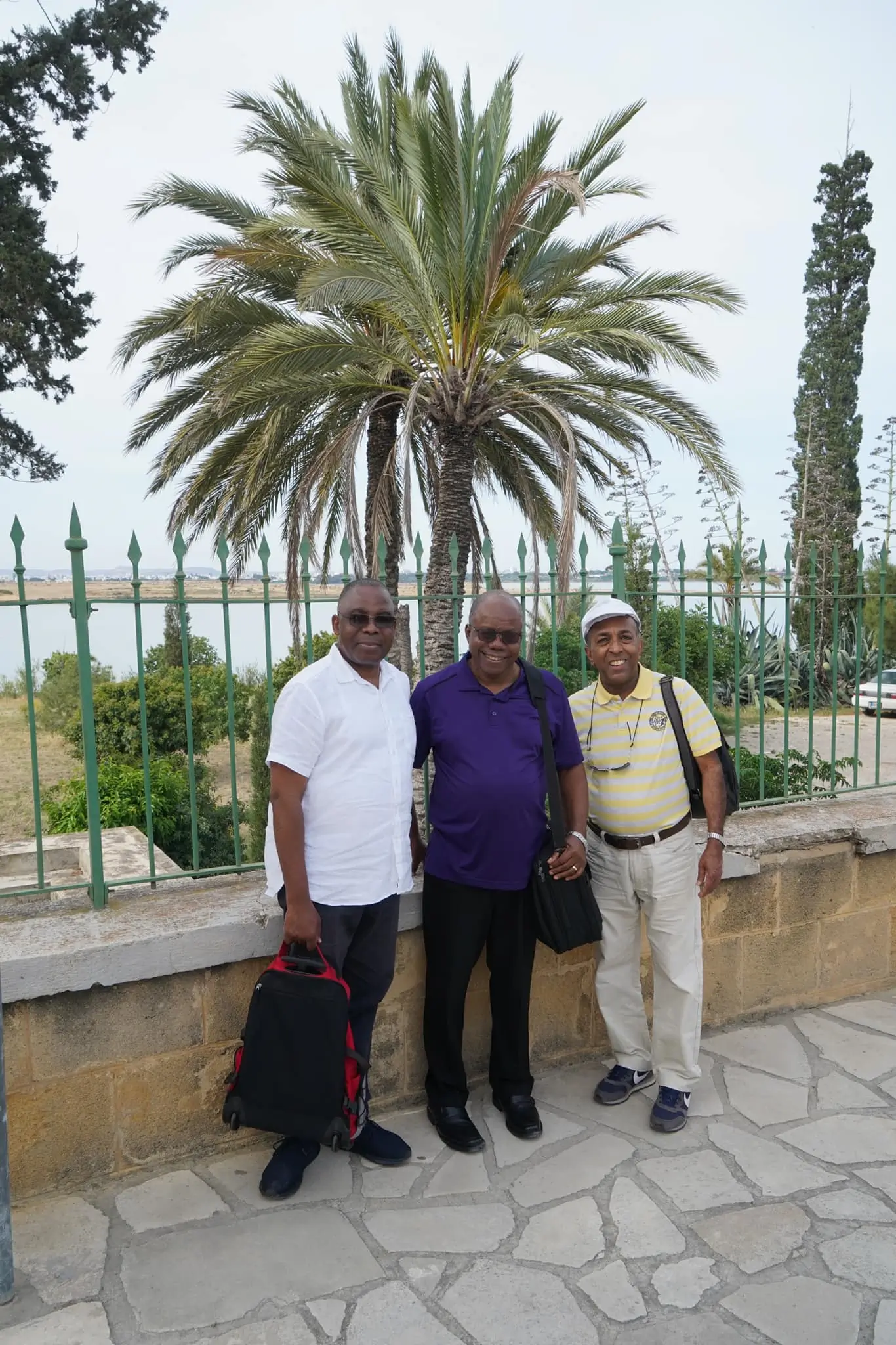 Revd Isaias Chachine, Bishop Garth Minott, and Revd Vimal Tirimana CSsR, members of ARCIC III, at the dialogue meeting in Larnaca, Cyprus