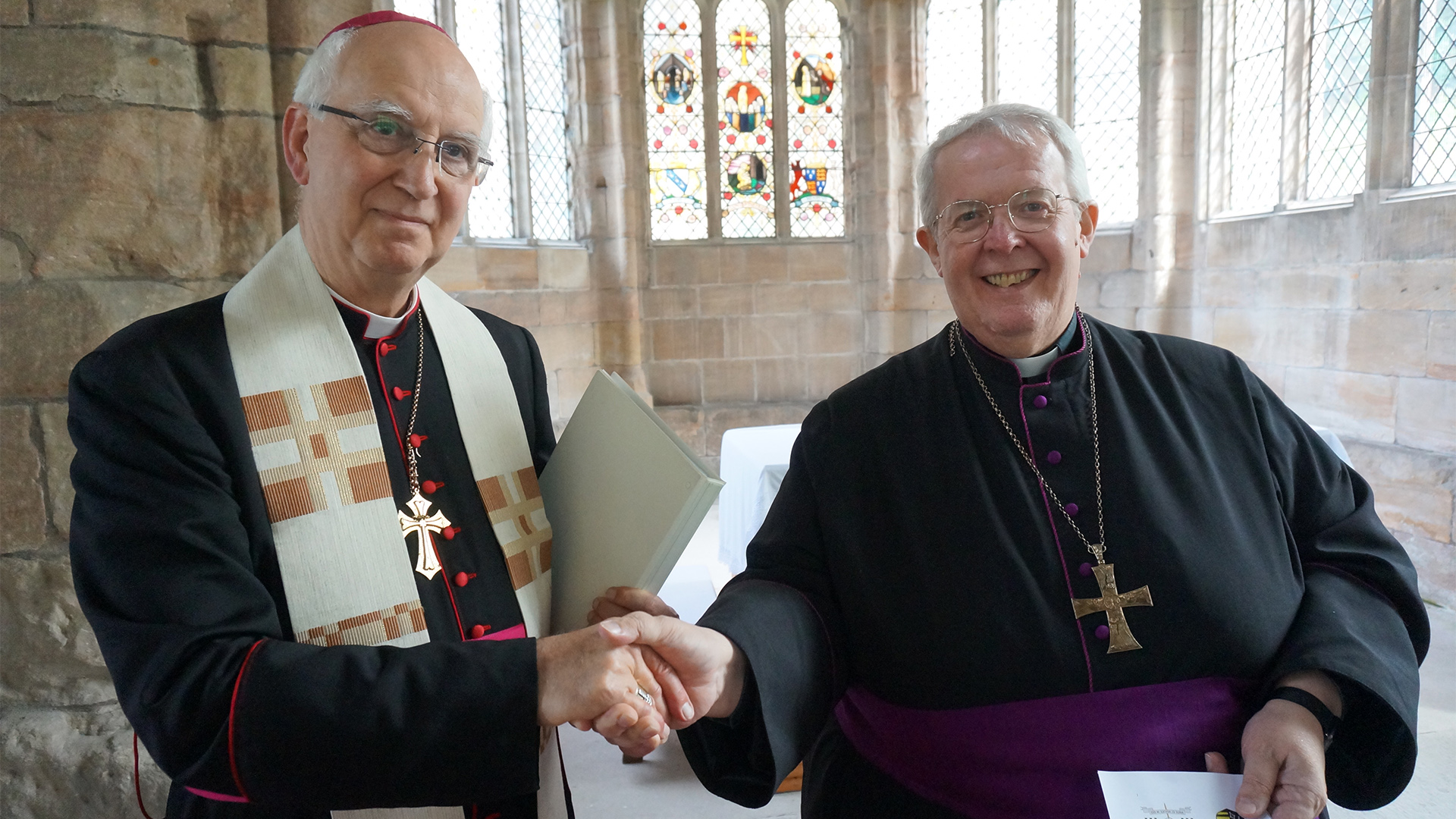 An historic agreement to recognise and celebrate the significance of the holy well and shrine to Saint Winefride in Holywell, Wales has been signed by the local Roman Catholic and Anglican bishops