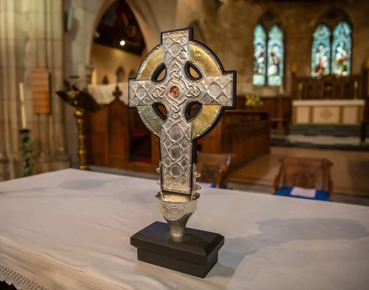 The Cross of Wales includes a relic of the True Cross, gifted to King Charles III by Pope Francis. The Cross will be used during the Coronation on May 6
