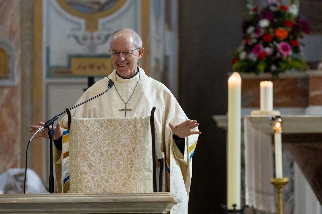 The Archbishop of Canterbury preaches at San Bartolomeo – a church dedicated to the memory of 20th and 21st Century Martyrs in Rome - as part of the ecumenical summit 'Growing Together'