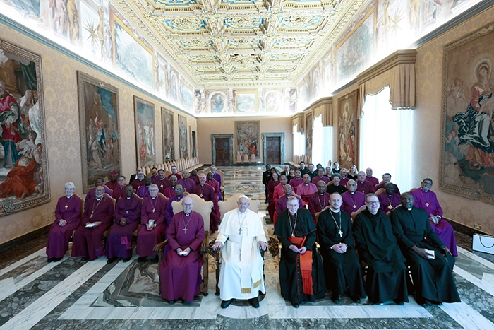 The Primates of the Anglican Communion meeting in Rome had an audience with Pope Francis