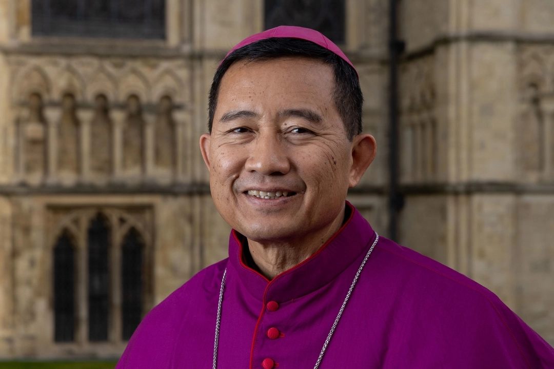 IARCCUM bishop from Myanmar, Most Rev John Saw Yaw Han, bishop of Kengtung. Bishop pairs from 27 countries were commissioned by Pope Francis and Archbishop of Canterbury Justin Welby at the Basilica of St Paul Outside the Walls