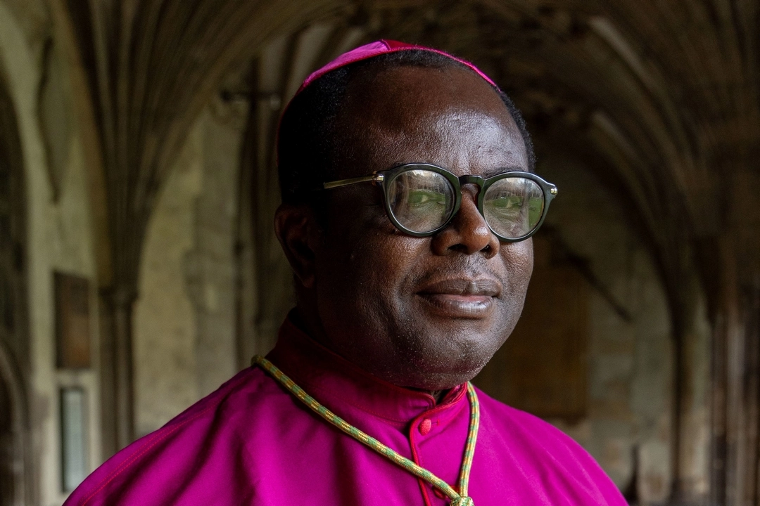IARCCUM bishop from Nigeria, Most Rev Michael Ekwoyi Apochi, bishop of Otukpo. Bishop pairs from 27 countries were commissioned by Pope Francis and Archbishop of Canterbury Justin Welby at the Basilica of St Paul Outside the Walls