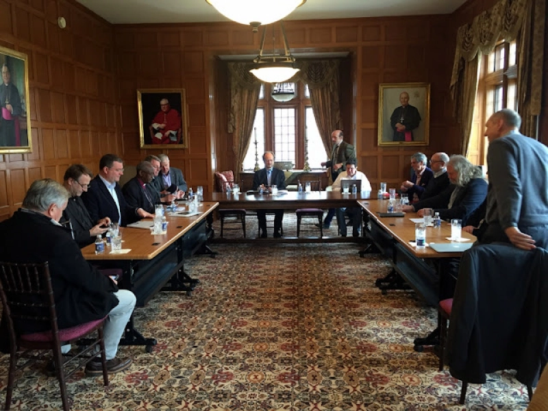 Members of the Malines Conversations Group at their meeting in Long Branch, New Jersey