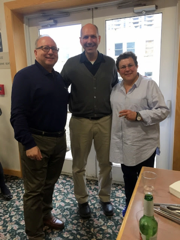 IARCCUM co-chairs Bishop David Hamid and Archbishop Donald Bolen together with Rev Dr Jennifer Cooper during the Malines Conversations in Long Branch, New Jersey.