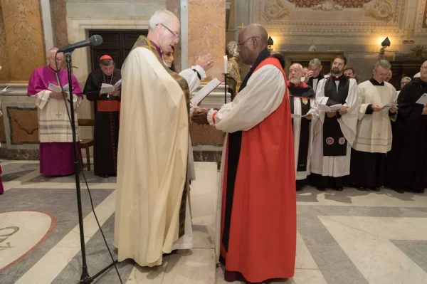 Archbishop Bernard Ntahoturi is installed as Director of the Anglican Centre in Rome