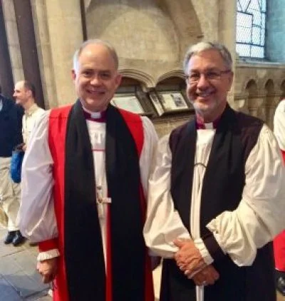 Bishop John Bauerschmidt (Tennessee) with Bishop Grant LeMarquand (Horn of Africa)