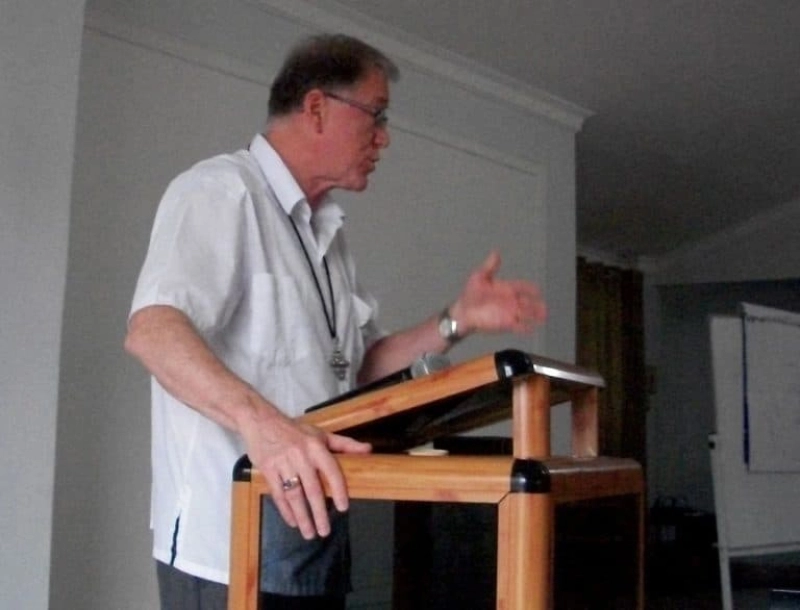 Archbishop Fred Hiltz, Primate of the Anglican Church of Canada, speaks at the Seventh Consultation of Anglican Bishops in Dialogue
