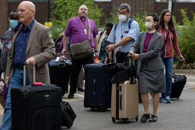 Bishops arrive for the 15th Lambeth Conference