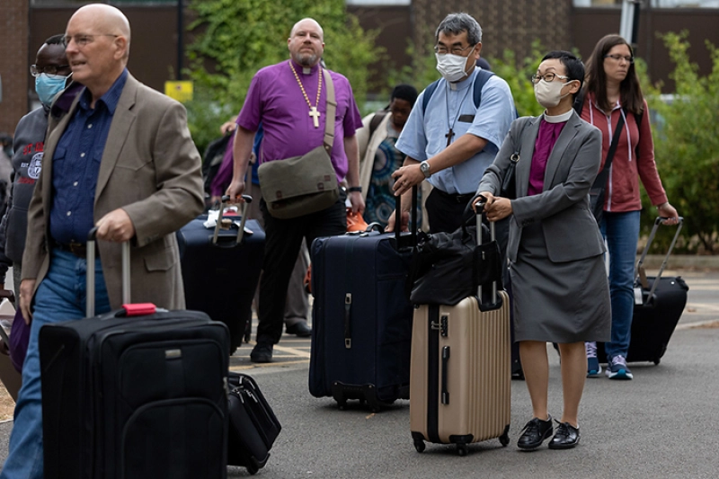 Bishops arrive for the 15th Lambeth Conference