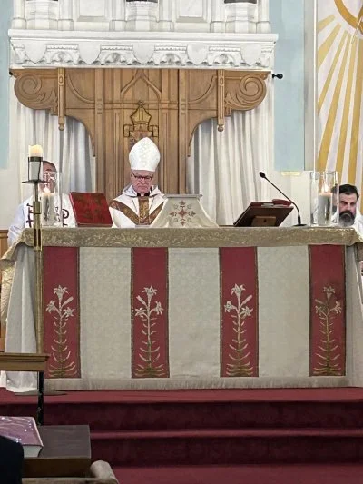 Archbishop Philip Freier, co-chair of ARCIC III, celebrated a Sung Eucharist with the members of the dialogue at St Paul Anglican Cathedral in Nicosia, Cyprus