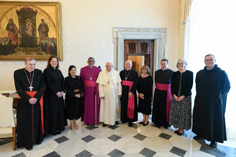Archbishop Stephen Cottrell, the Archbishop of York, met with Pope Francis at the Apostolic Palace in Rome