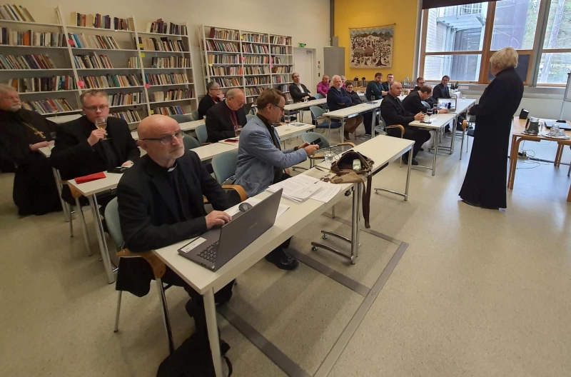 Participants in the 10th meeting of the Malines Conversations Group in the Sofia Centre in Helsinki