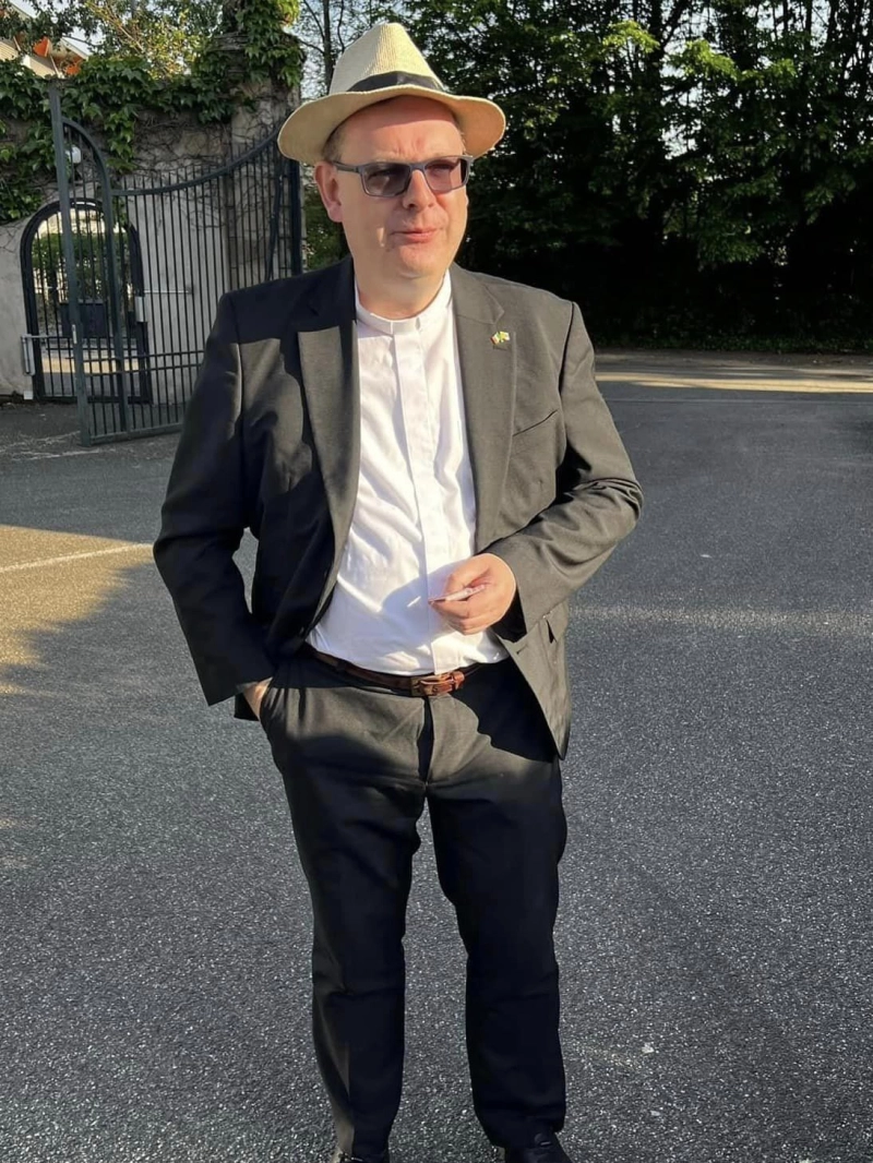 Rev Martin Browne, co-secretary of ARCIC-III, at the Commission's meeting in Strasbourg