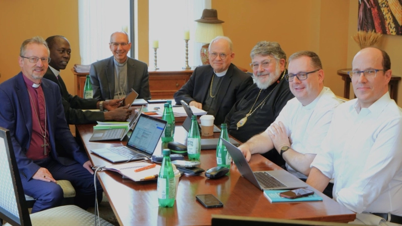 Members and staff of the IARCCUM Steering Committee during their meeting at Georgetown University
