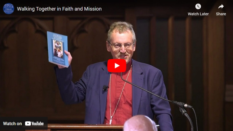 Screenshot from the YouTube stream for the IARCCUM panel at Georgetown University