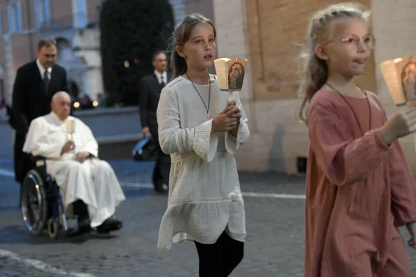 During the 2024 Synod, the fraternal delegates and other Synod participants gathered in the Vatican's Protomartyr's Square for an Ecumenical Prayer Service