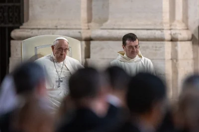 During the 2024 Synod, the fraternal delegates and other Synod participants gathered in the Vatican's Protomartyr's Square for an Ecumenical Prayer Service