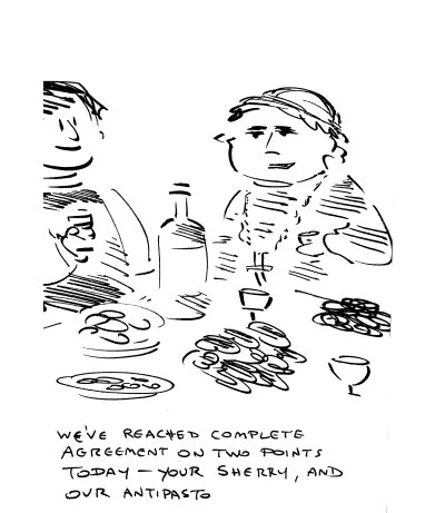 Undated cartoon found among the ARCIC-II papers, possibly drawn by one of the dialogue members during their discussions