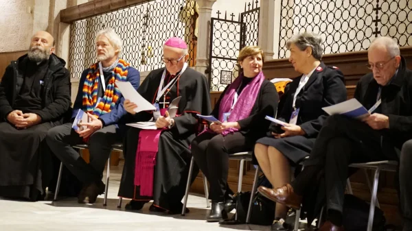 Church leaders from all the Christian communities in Italy gather for worship in Bari Cathedral during a two-day ecumenical symposium titled ‘The Italian way of dialogue’