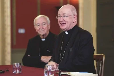 Archbishop Richard Moth, pictured with Cardinal Vincent Nichols