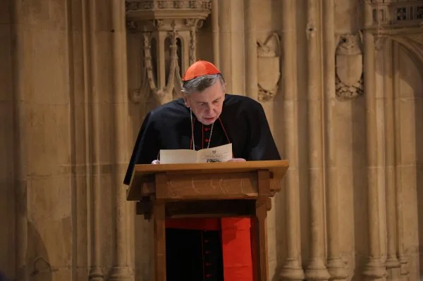 Cardinal Kurt Koch read the Old Testament lesson at an ecumenical service of Morning Prayer in Canterbury Cathedral to mark the 60th anniversary of the Common Declaration of Pope Paul VI and Archbishop Michael Ramsey